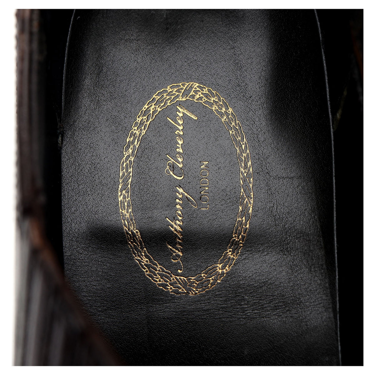 &#39;Churchill&#39; Brown Leather Lazyman Slip On UK 9 E