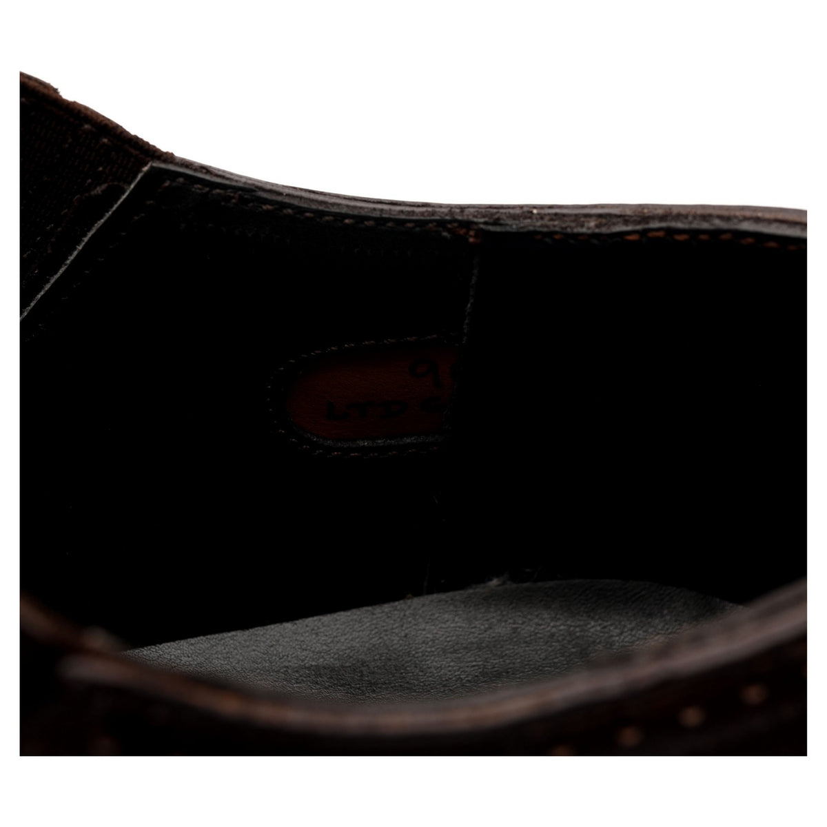 &#39;Churchill&#39; Brown Leather Lazyman Slip On UK 9 E