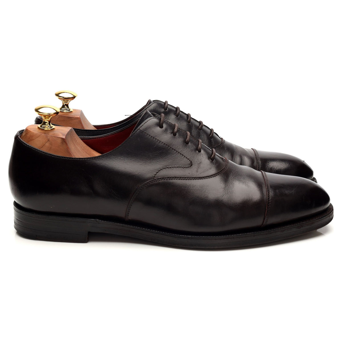 Kurt Geiger &#39;Chelsea&#39; Dark Brown Leather Oxford UK 9.5 E