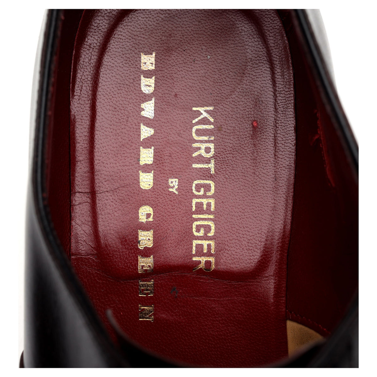 Kurt Geiger &#39;Chelsea&#39; Dark Brown Leather Oxford UK 9.5 E