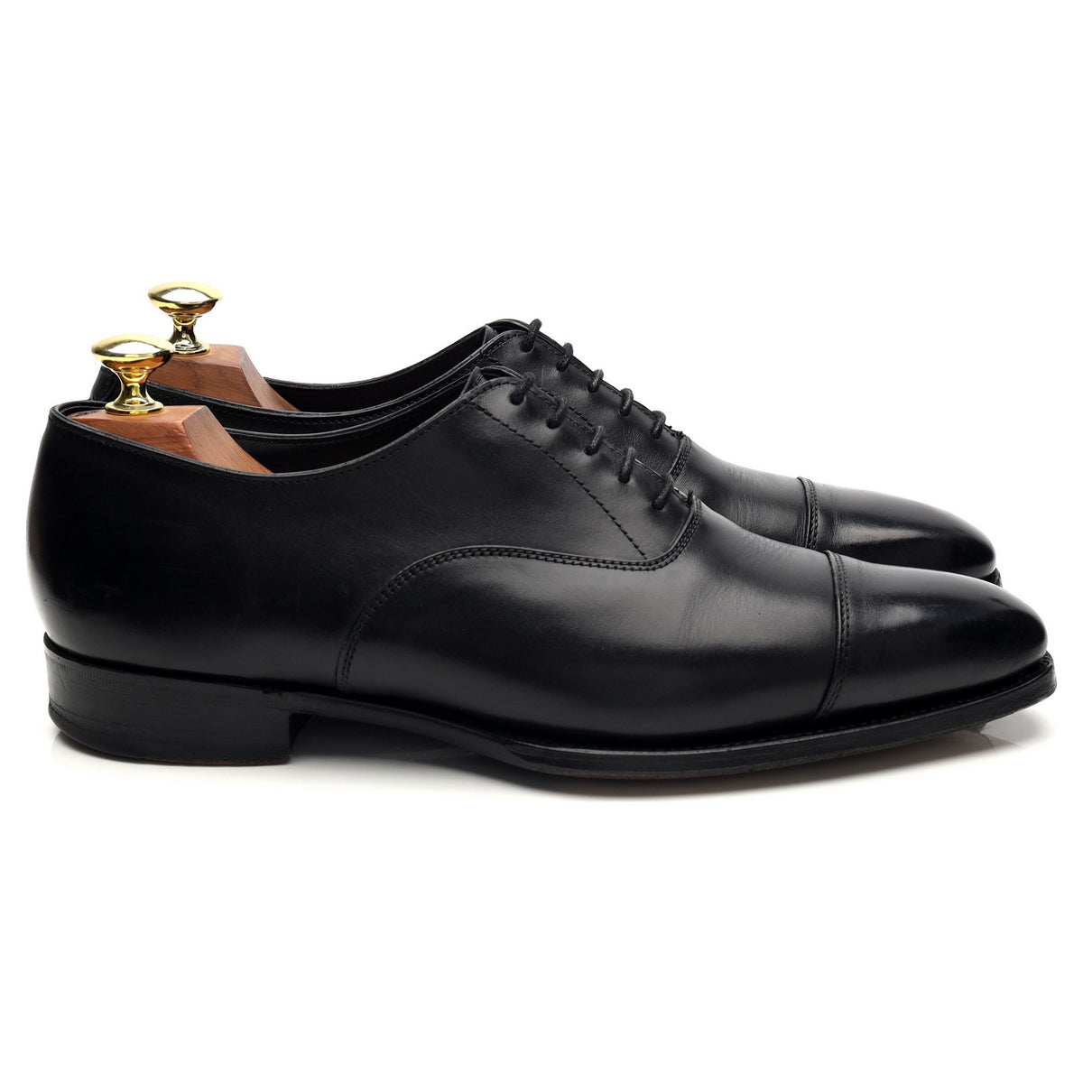 &#39;Harry&#39; Black Leather Oxford UK 7 E