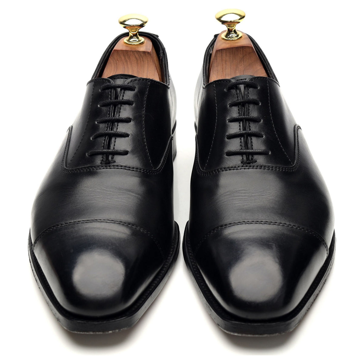 &#39;Harry&#39; Black Leather Oxford UK 7 E