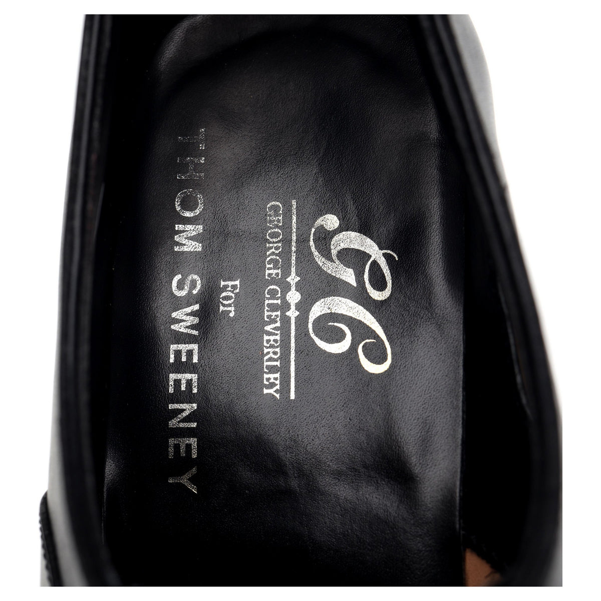 &#39;Harry&#39; Black Leather Oxford UK 7 E