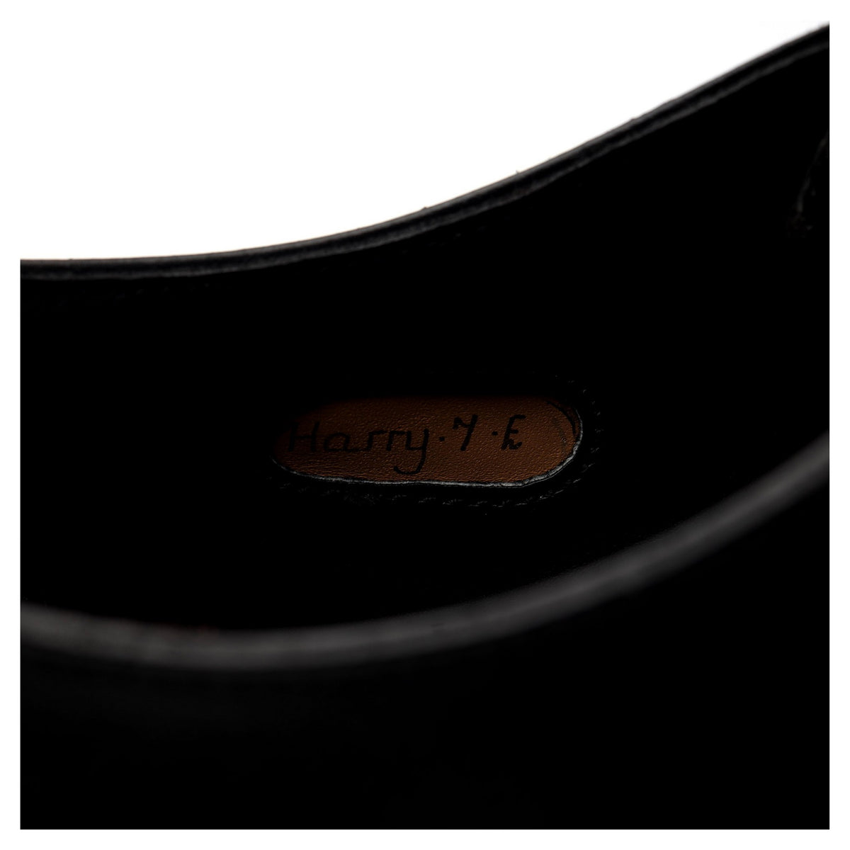 &#39;Harry&#39; Black Leather Oxford UK 7 E