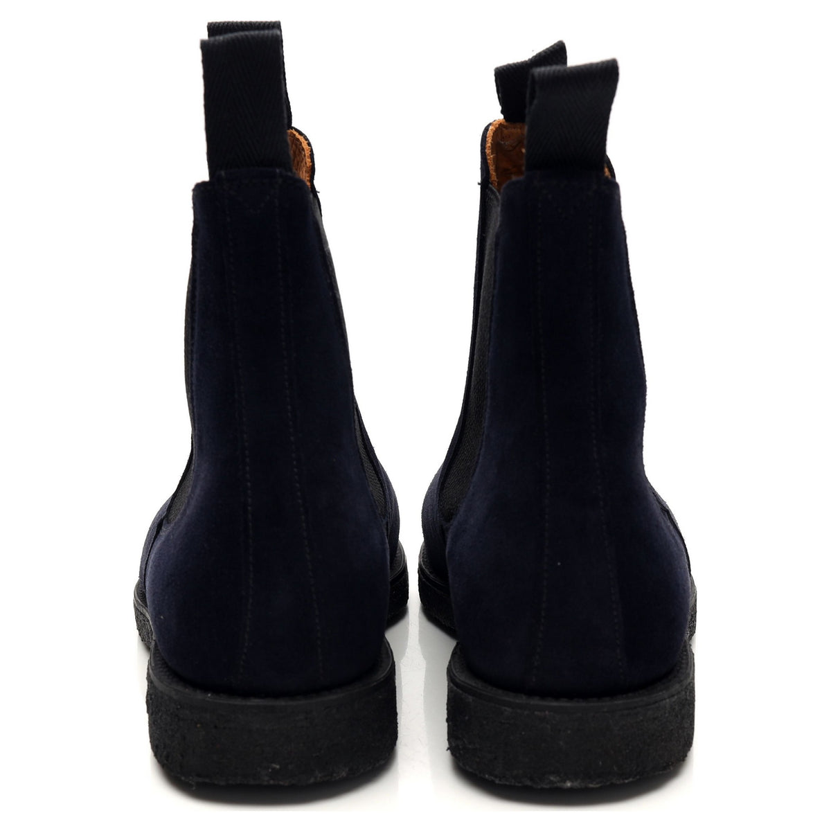 Navy Blue Suede Chukka Boots UK 8