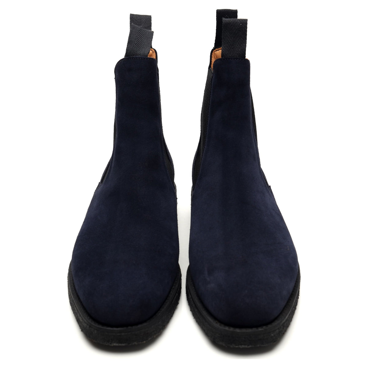 Navy Blue Suede Chukka Boots UK 8