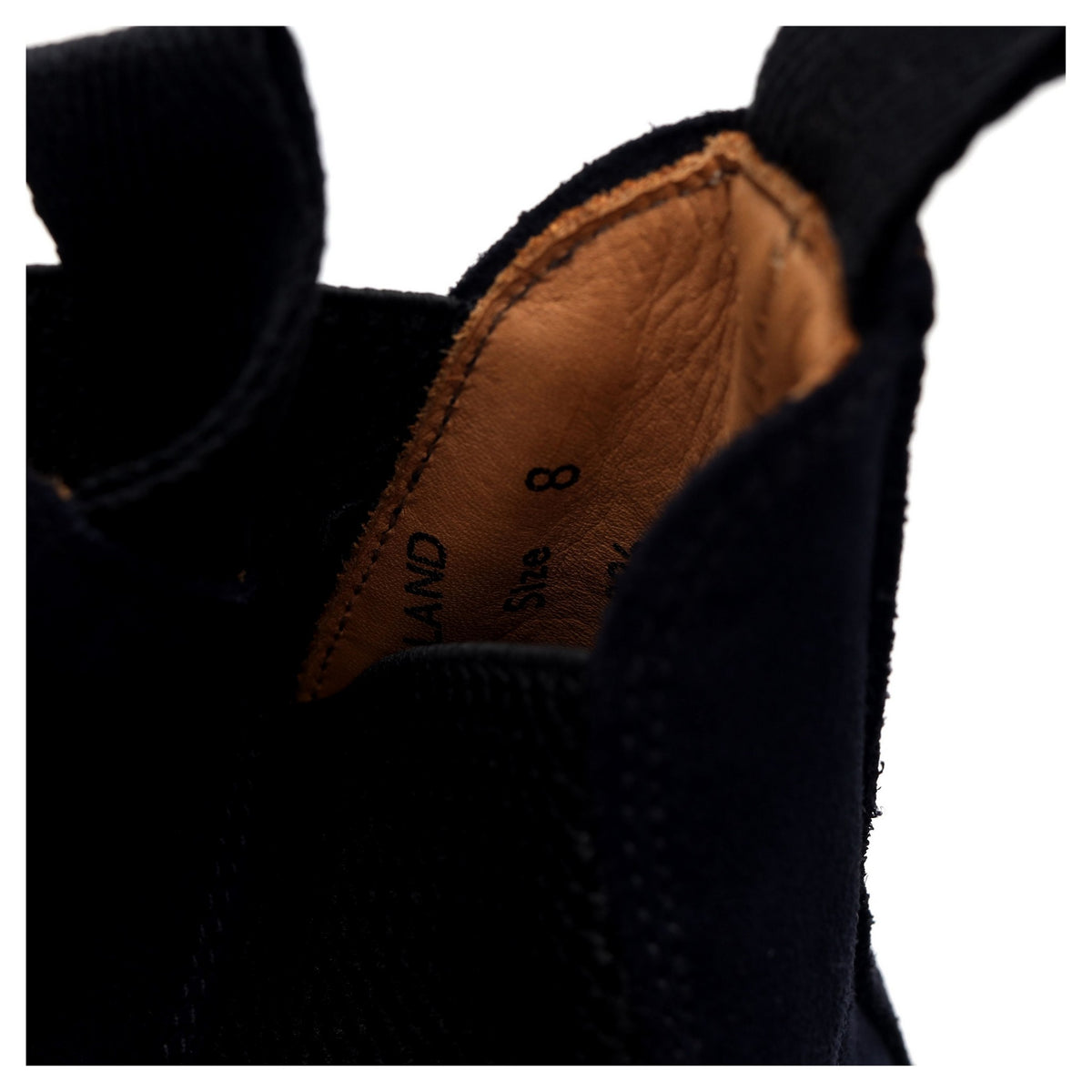 Navy Blue Suede Chukka Boots UK 8
