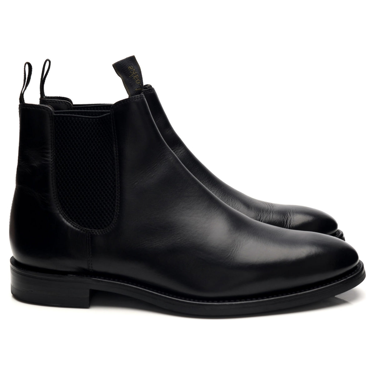 1880 &#39;Chatsworth&#39; Black Leather Chelsea Boots UK 11 G