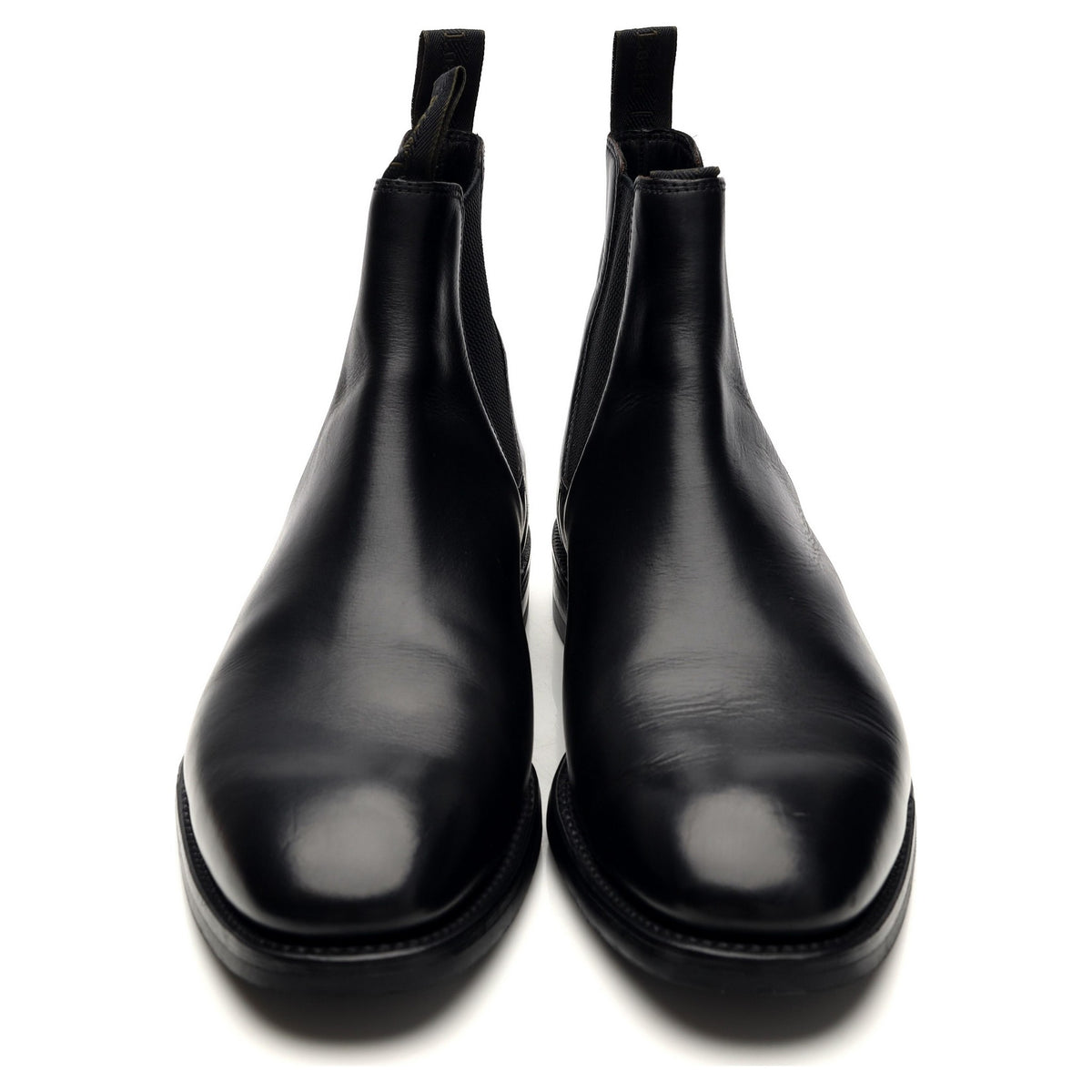 1880 &#39;Chatsworth&#39; Black Leather Chelsea Boots UK 11 G