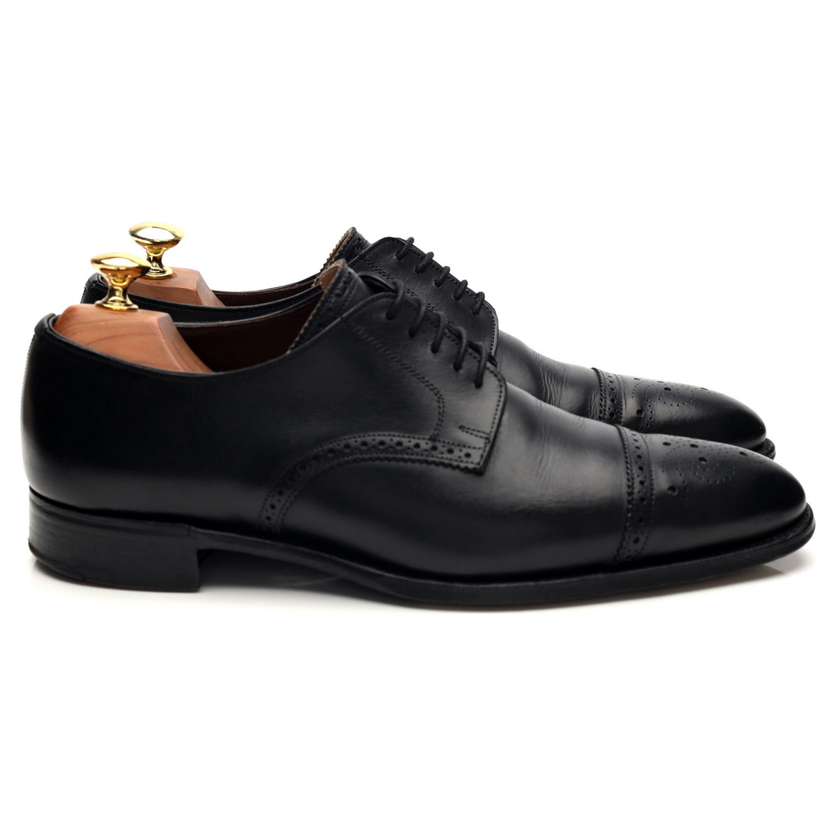 Imperial &#39;Osborne&#39; Black Leather Derby UK 8.5 F