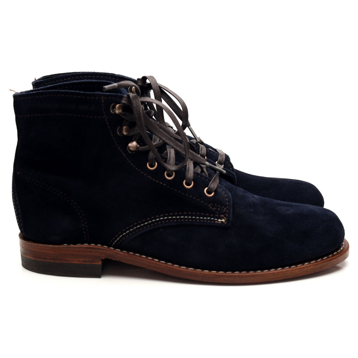 1000 Mile Navy Blue Suede Boots UK 7 US 8 D