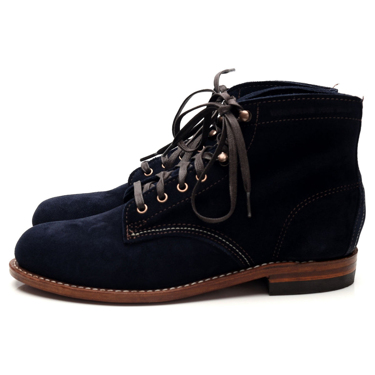 1000 Mile Navy Blue Suede Boots UK 7 US 8 D