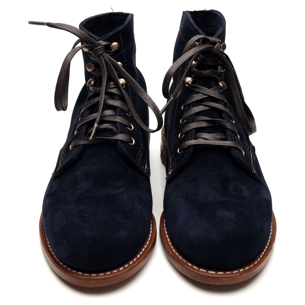 1000 Mile Navy Blue Suede Boots UK 7 US 8 D