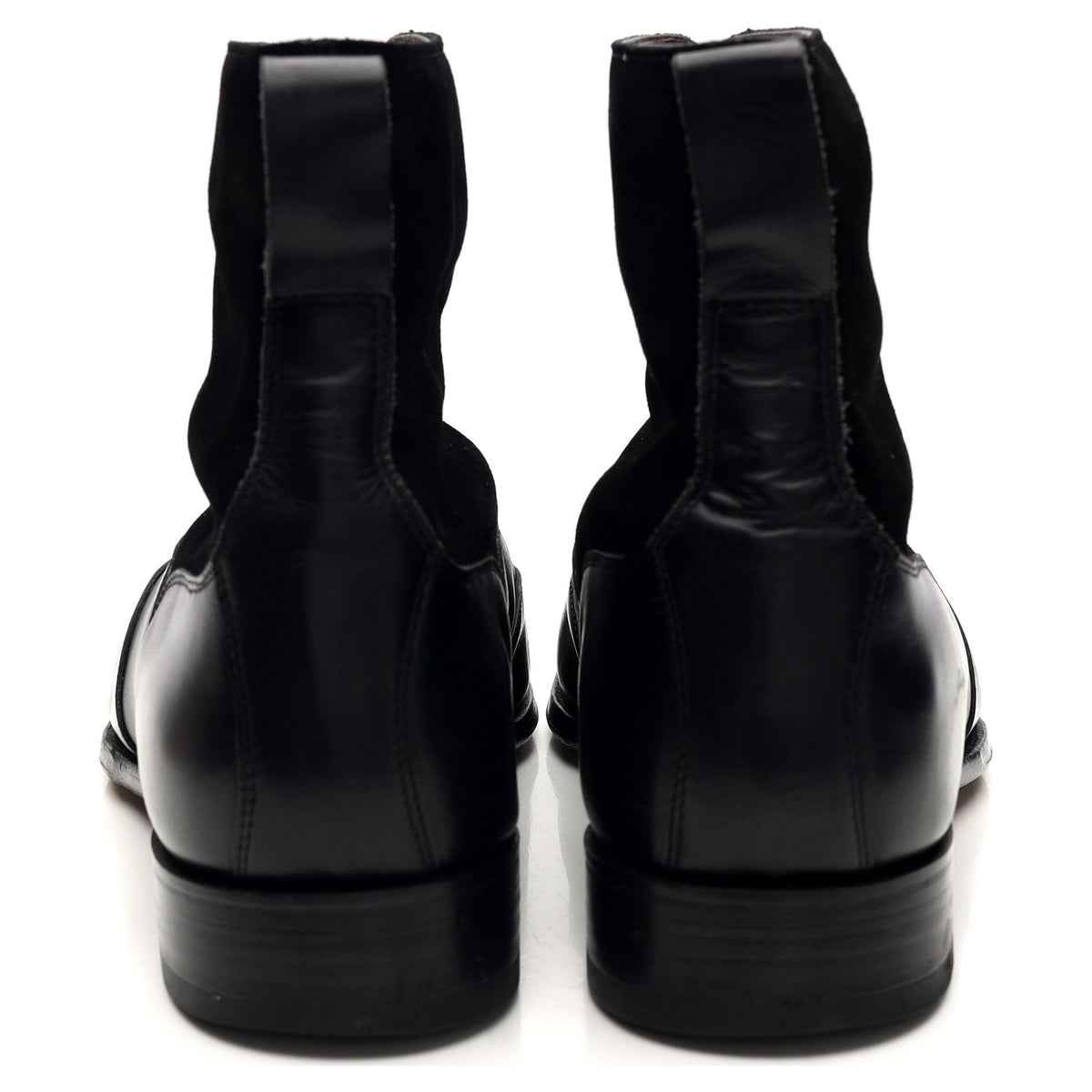 Herring &#39;Moriarty&#39; Black Leather Balmoral Boots UK 9.5 F