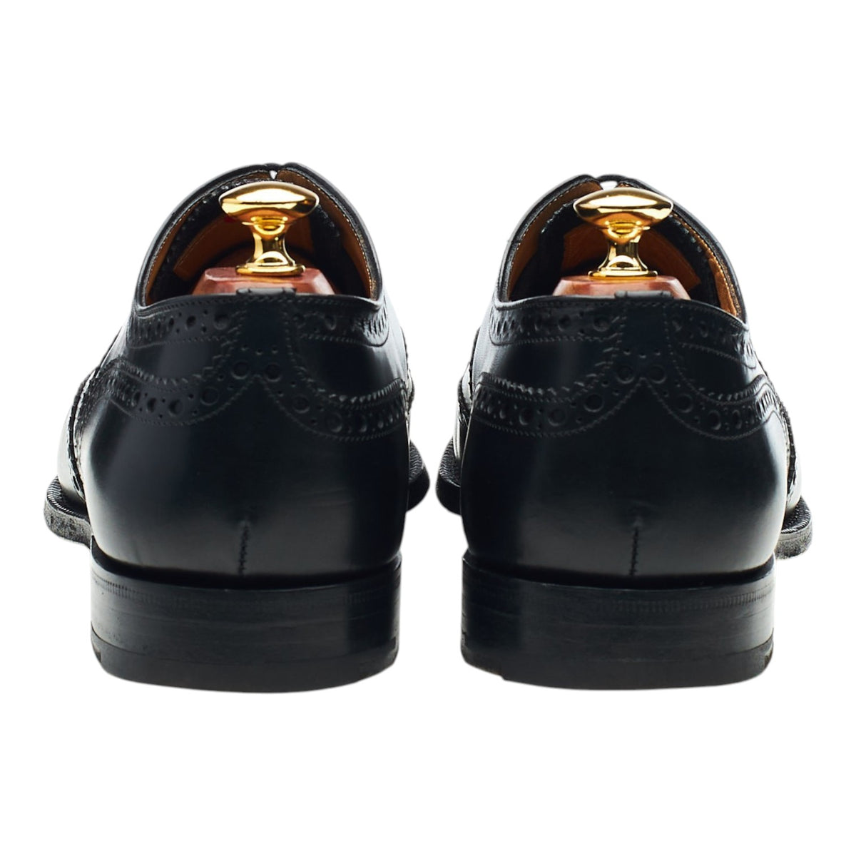 'Brisbane' Black Leather Oxford Brogues UK 9.5 F
