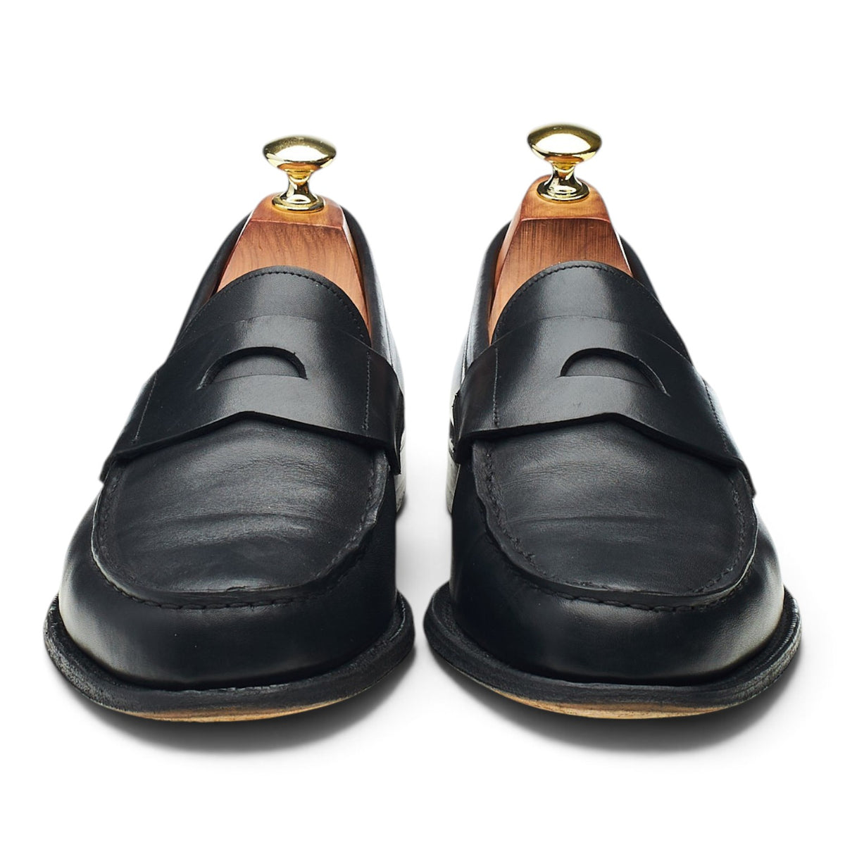 'Bristol 2' Black Leather Loafers UK 7 G