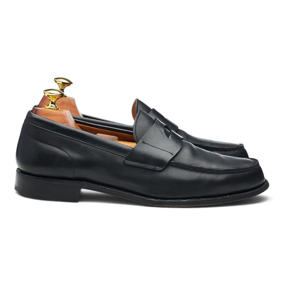 'Bristol 2' Black Leather Loafers UK 7 G