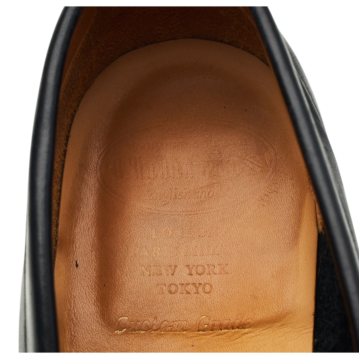 'Bristol 2' Black Leather Loafers UK 7 G
