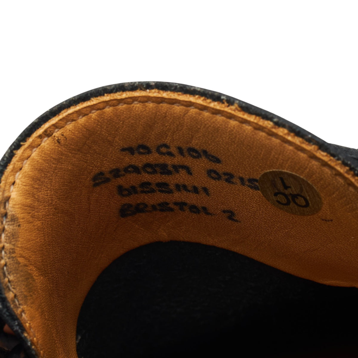 'Bristol 2' Black Leather Loafers UK 7 G
