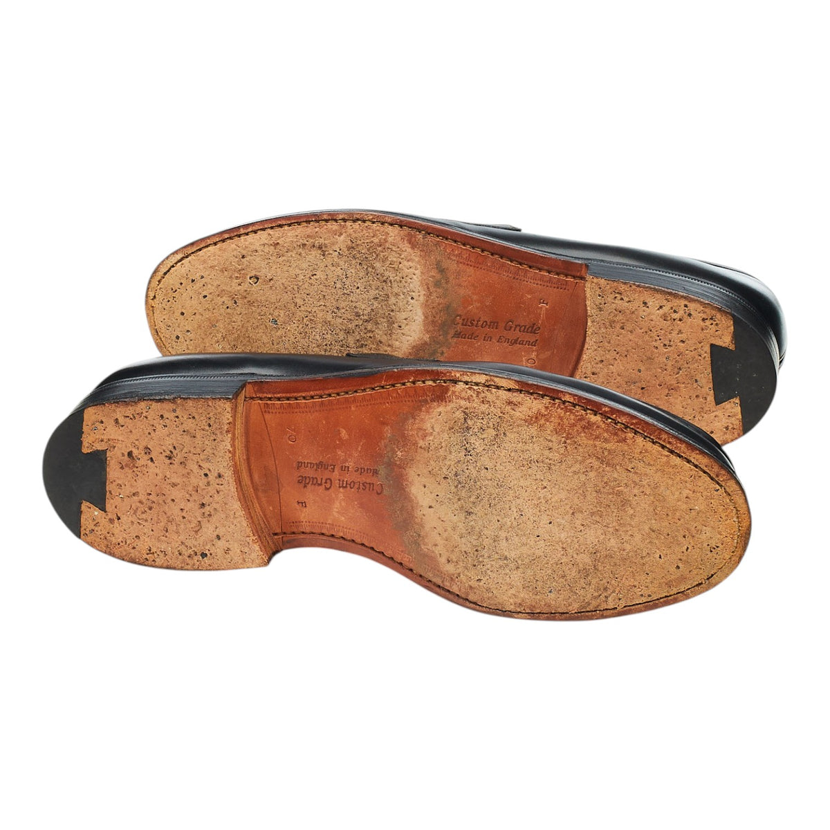 'Ashley' Black Leather Loafers UK 7 F