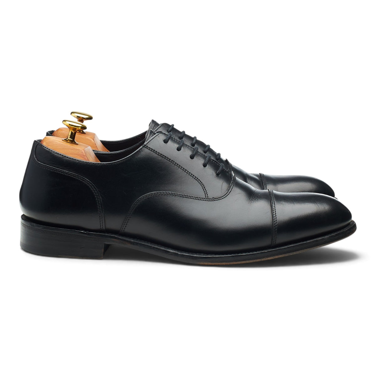 1880 'Stonegate' Black Leather Oxford UK 8 F