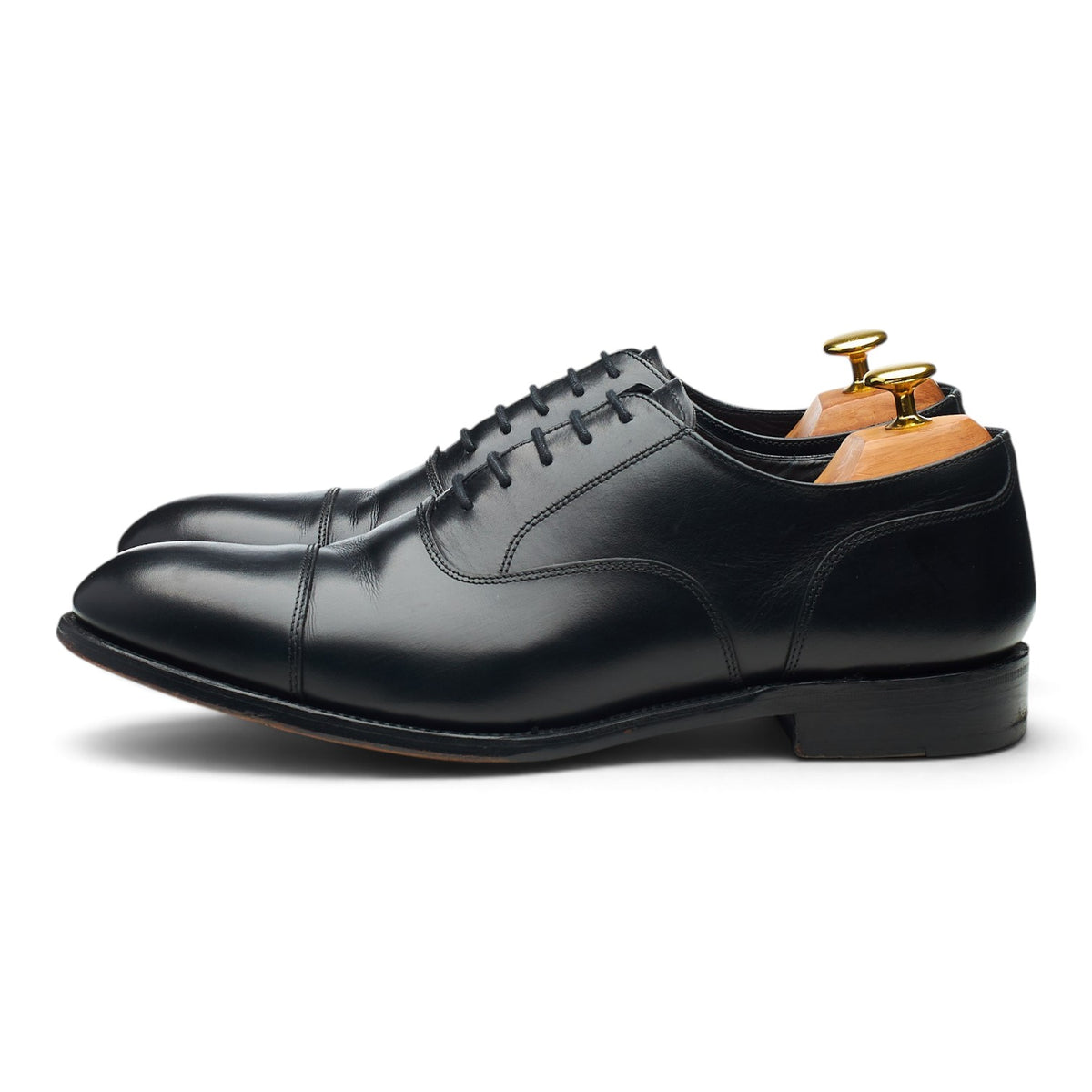 1880 'Stonegate' Black Leather Oxford UK 8 F