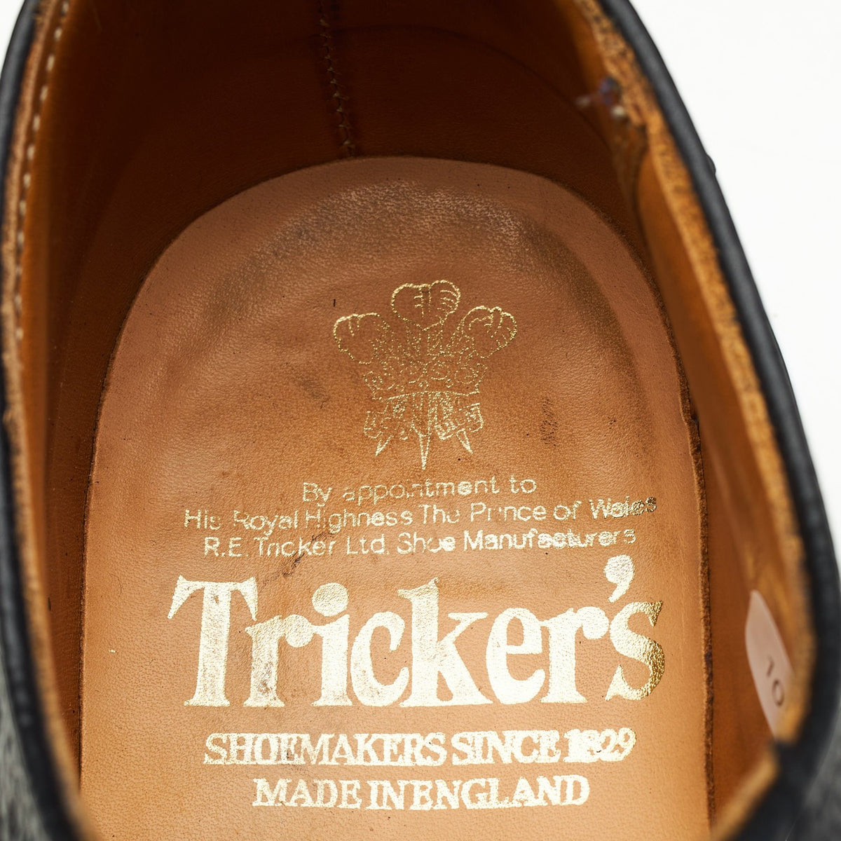 Black Grain Leather Derby Brogues UK 7
