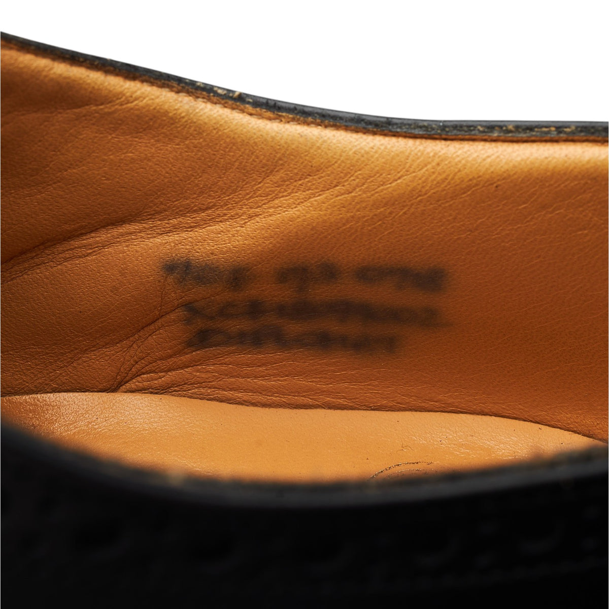 'Diplomat' Black Leather Oxford Brogues UK 7 F