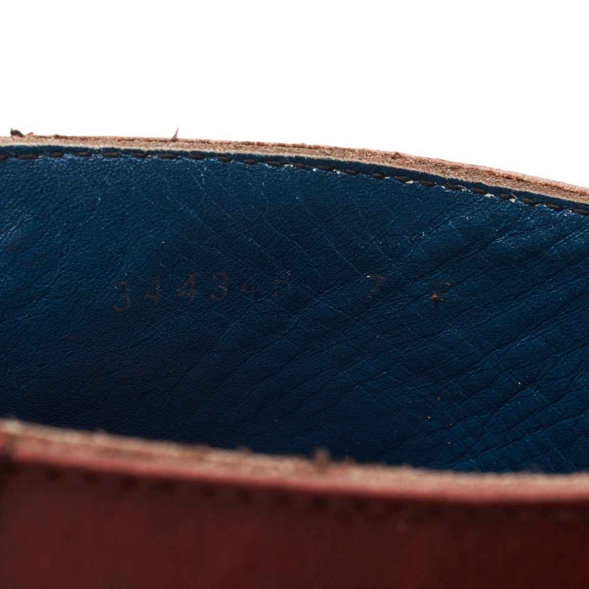 'Butcher' Tan Brown Leather Brogue Boots UK 7 F