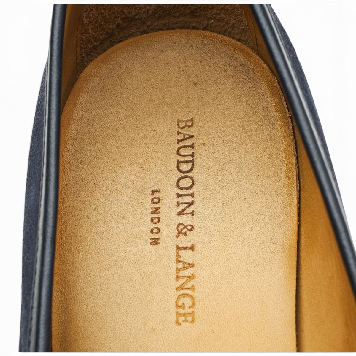 'Sagan Stride' Navy Blue Suede Slip On Loafers UK 7 / UK 7.5