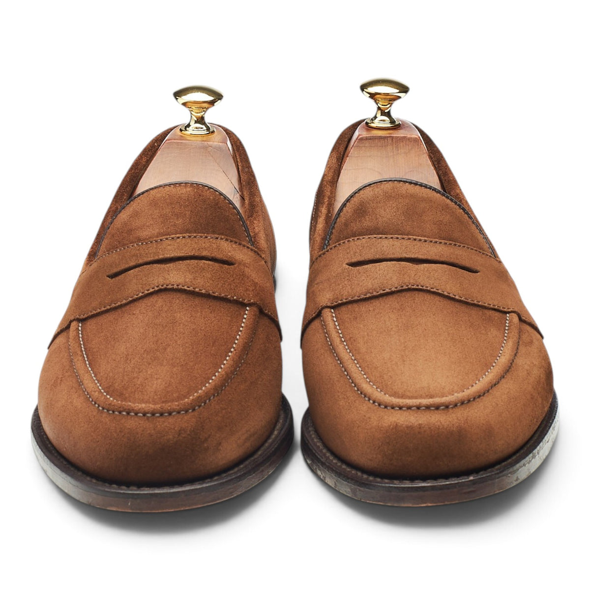 'Eton' Snuff Brown Suede Loafers UK 9 F