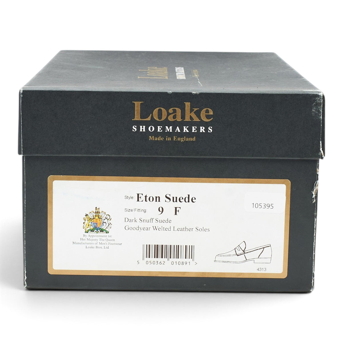 'Eton' Snuff Brown Suede Loafers UK 9 F
