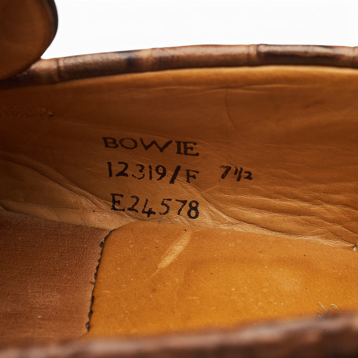 Herring 'Bowie' Brown Leather Loafers UK 7.5 F