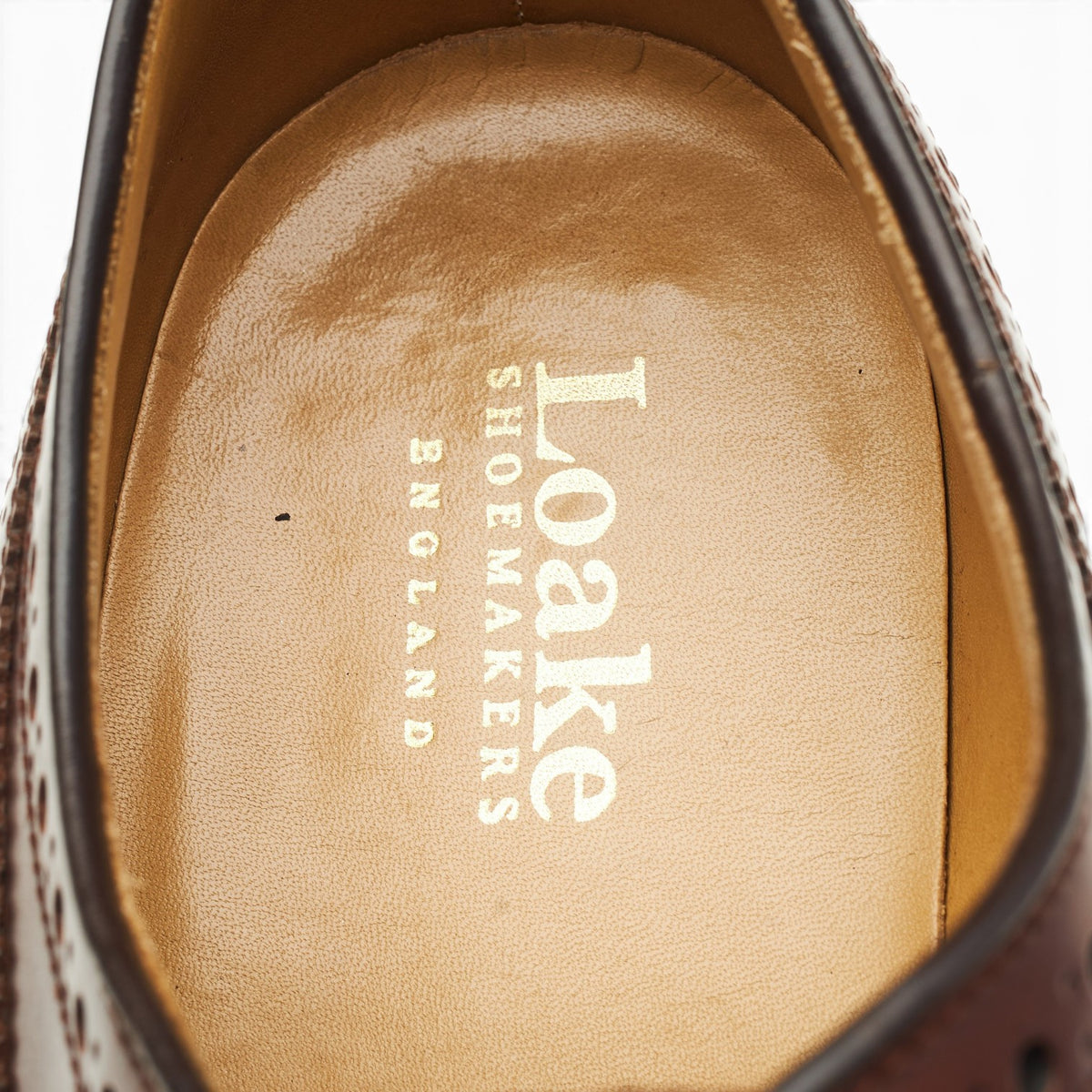 'Braemar' Brown Leather Derby Brogues UK 9.5 F