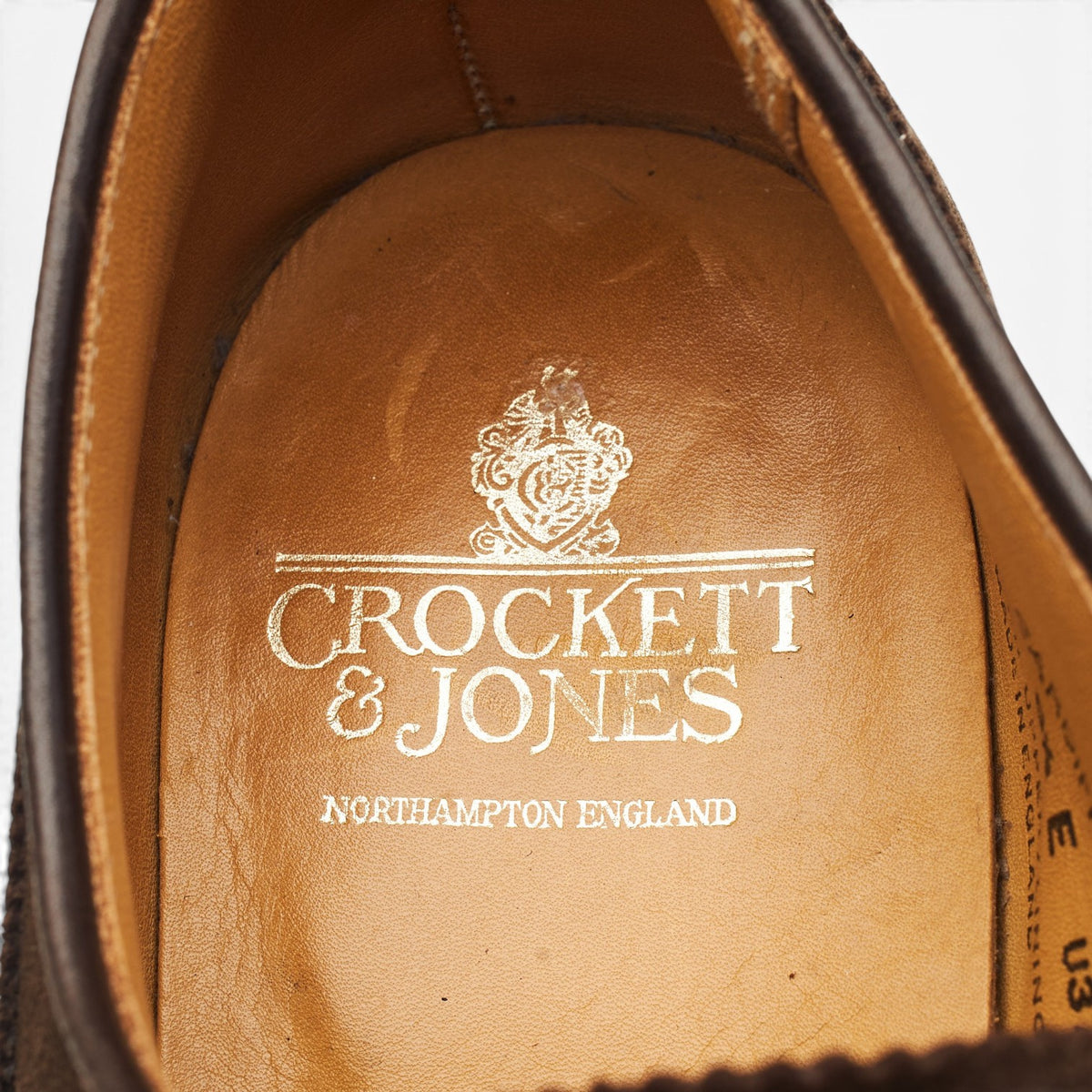 'Cardiff' Dark Brown Suede Derby Brogues UK 8.5 E