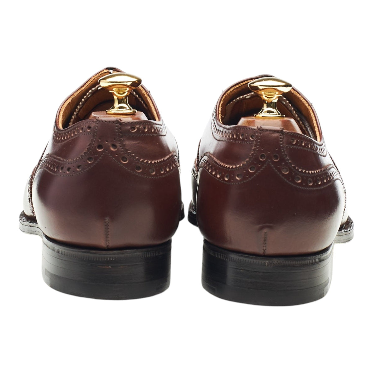 'Canterbury' Brown Leather Oxford Brogues UK 9 F