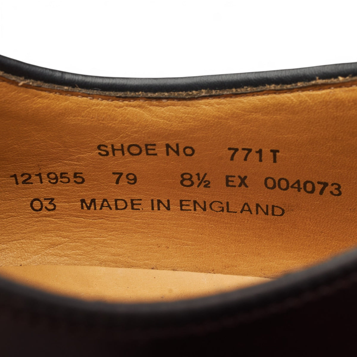 '771' Burgundy Leather Derby UK 8.5 EX