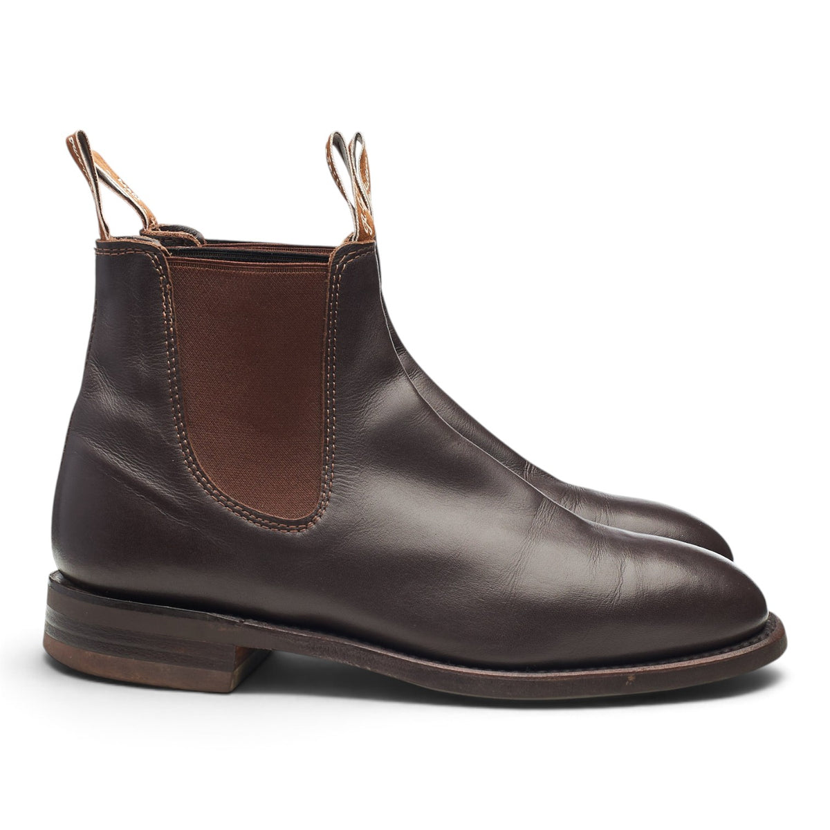 'Comfort Craftsman' Dark Brown Leather Chelsea Boots UK 5.5 G