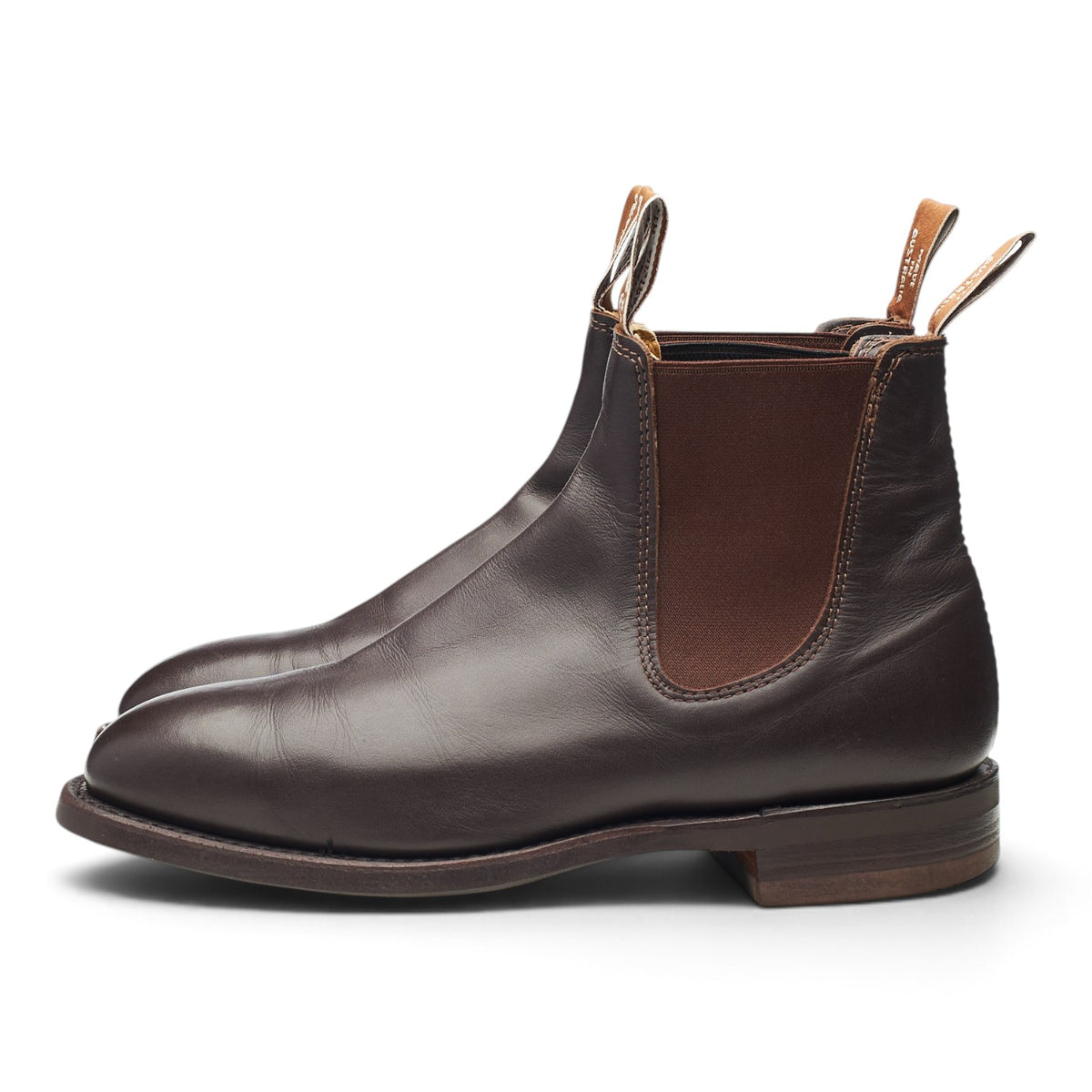 'Comfort Craftsman' Dark Brown Leather Chelsea Boots UK 5.5 G