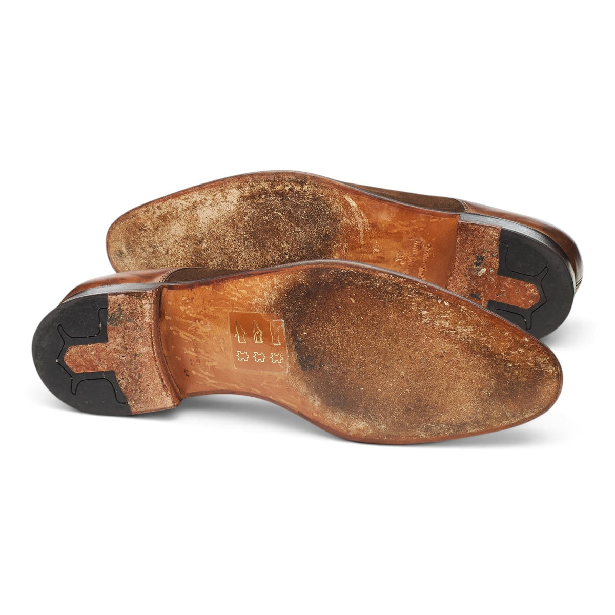 'Hallaton' Dark Brown Suede Brown Leather Derby UK 9 EE