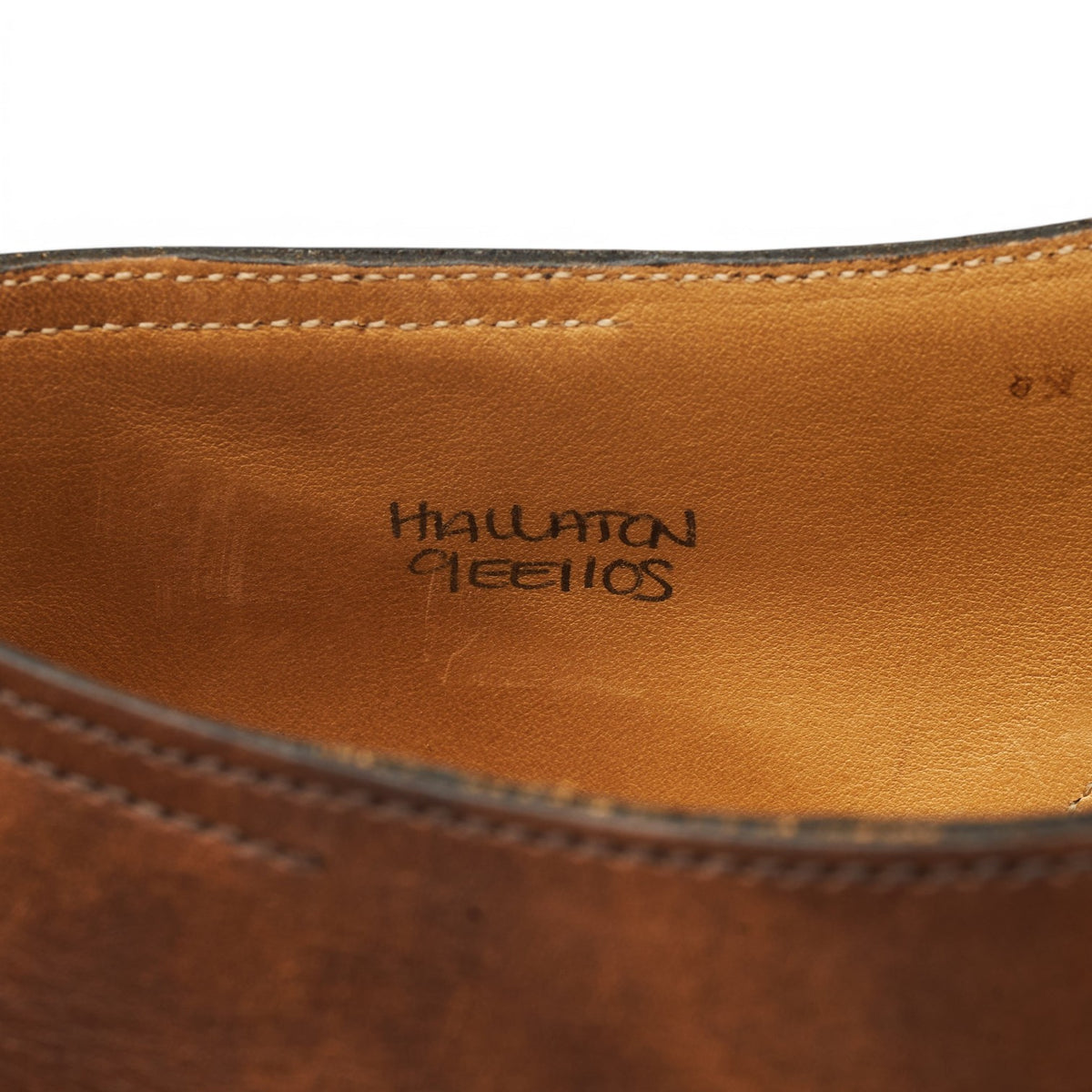 'Hallaton' Dark Brown Suede Brown Leather Derby UK 9 EE