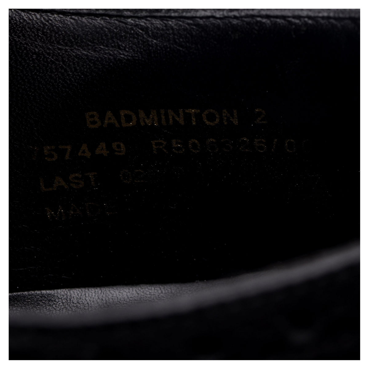 1880 &#39;Badminton 2&#39; Black Leather Brogues Derby UK 6 G