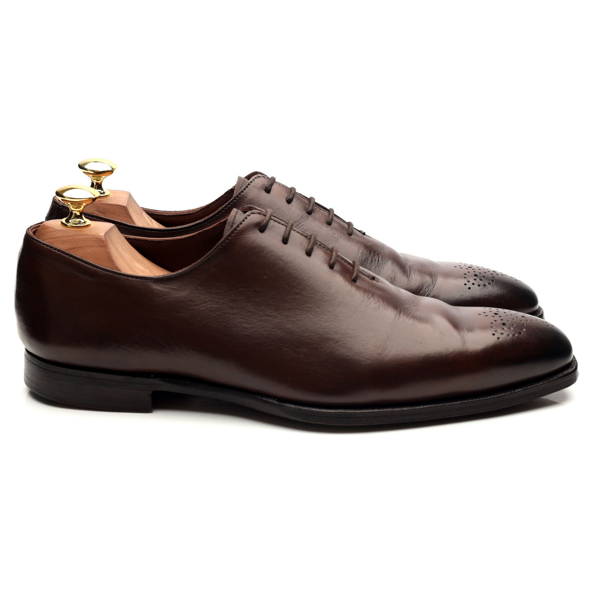 &#39;Weymouth 2&#39; Dark Brown Leather Oxford UK 8.5 E