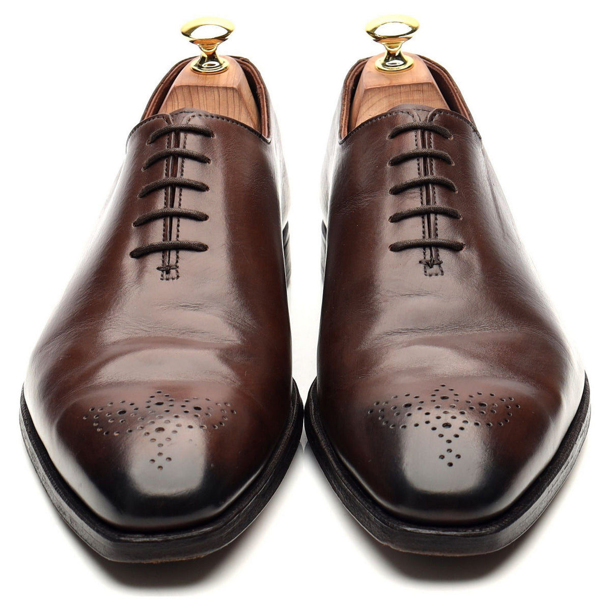 &#39;Weymouth 2&#39; Dark Brown Leather Oxford UK 8.5 E