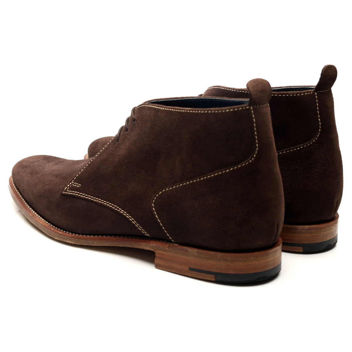 &#39;Lucius&#39; Dark Brown Suede Boots UK 8.5 F