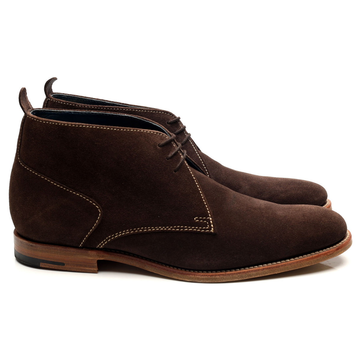 &#39;Lucius&#39; Dark Brown Suede Boots UK 8.5 F