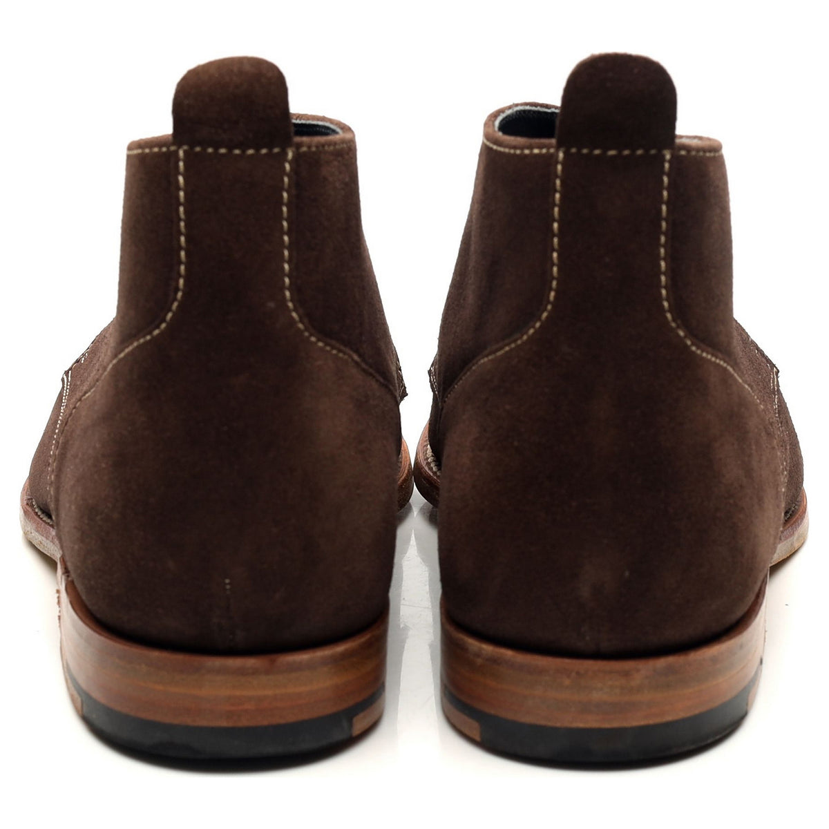 &#39;Lucius&#39; Dark Brown Suede Boots UK 8.5 F