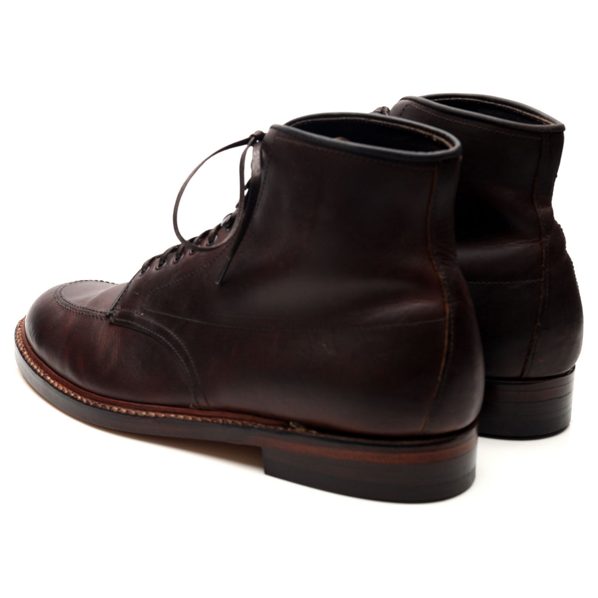 &#39;Indy&#39; Dark Brown Leather Boots UK 8 US 8.5
