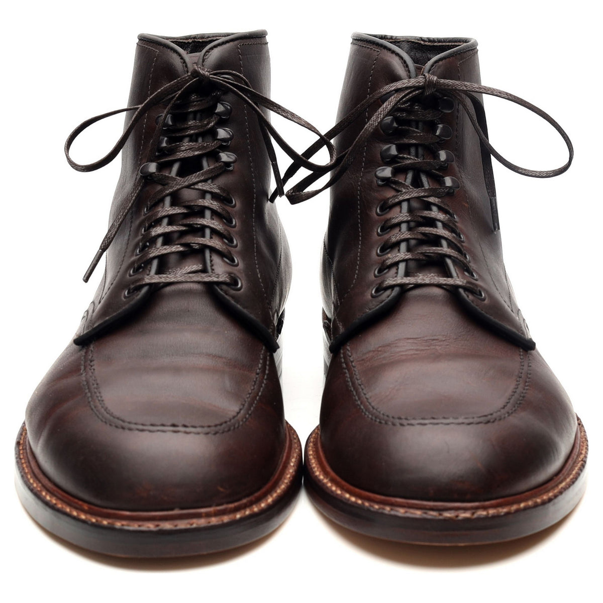 &#39;Indy&#39; Dark Brown Leather Boots UK 8 US 8.5