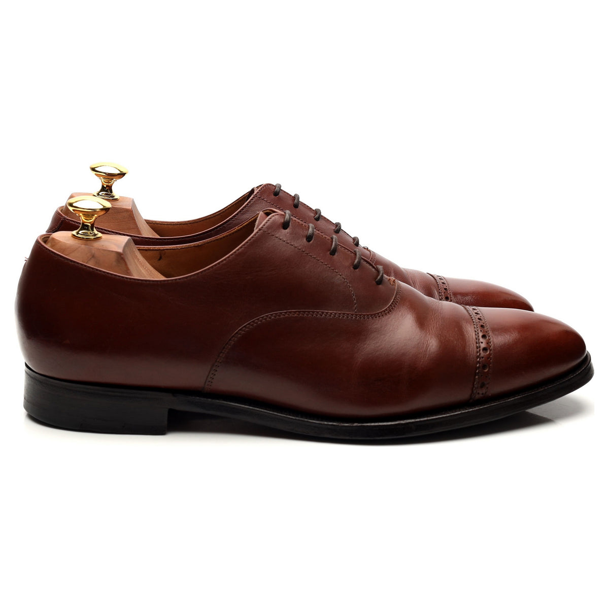 New &amp; Lingwood &#39;Arundel&#39; Tan Brown Leather Oxford UK 10 E